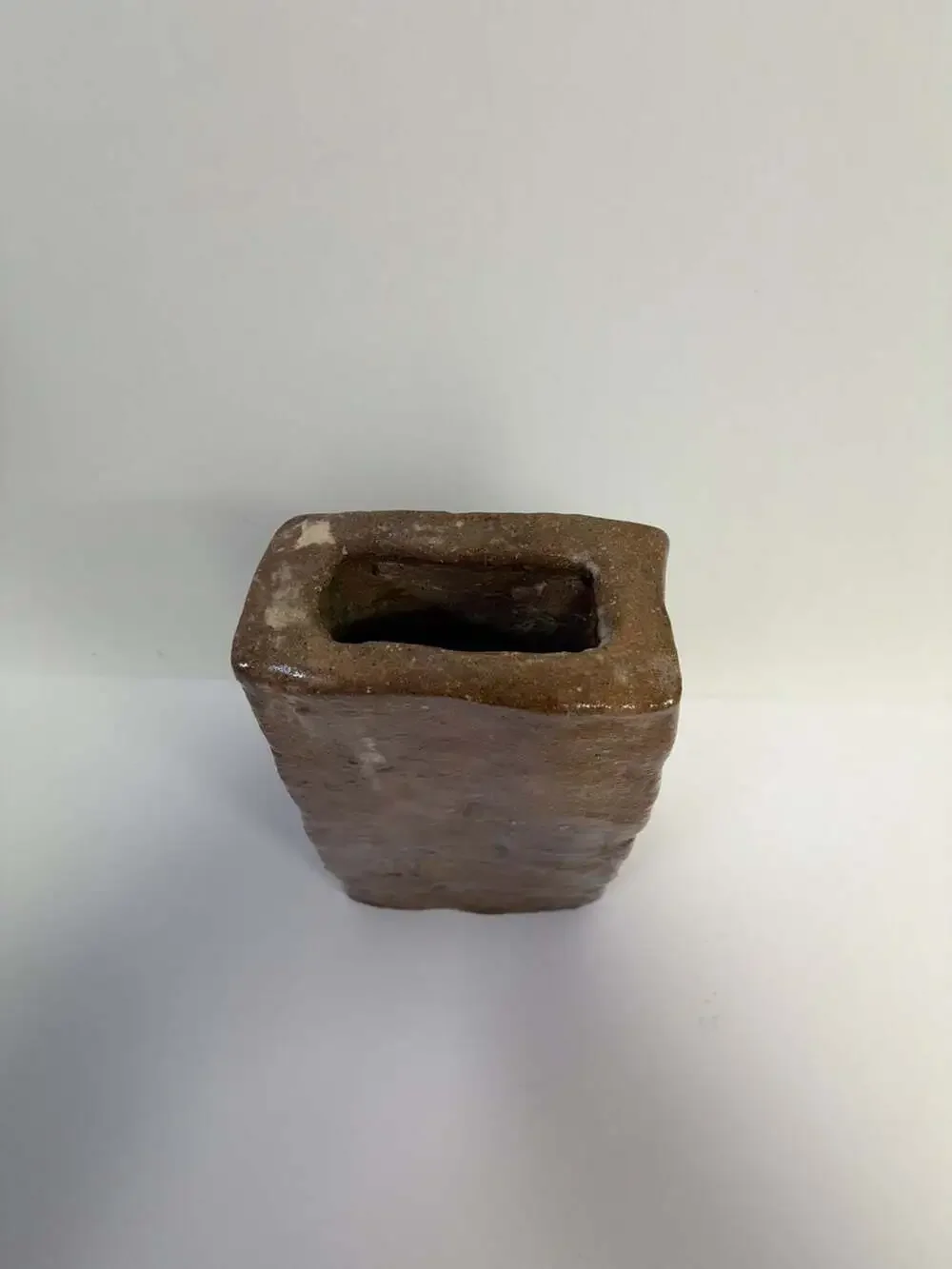 Handmade Studio Pottery Vase Signed Arlene Brown Glazed Stoneware